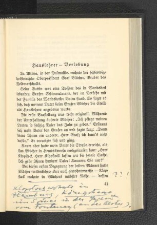 Hauslehrer - Verlobung
