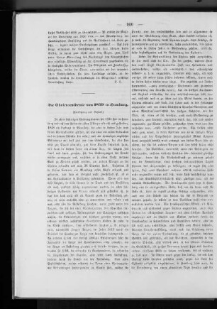Die Choleraepidemie von 1859 in Hamburg.