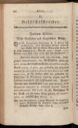 II. Geschichtschreiber.