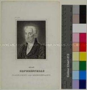 Porträt des griechischen Politikers Ioannis Kapodistrias