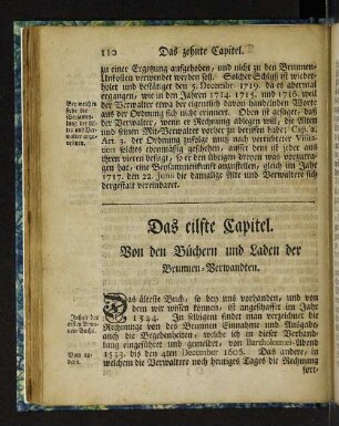 Das eilfte Capitel.