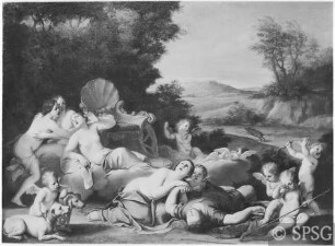 Franceschini, Marcantonio: Venus an der Leiche des Adonis, GK I 5211. (Verlust)