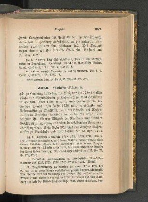 3266. Rohlfs (Nicolaus)