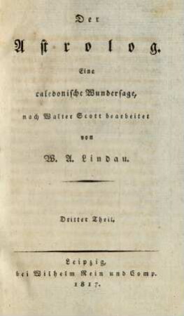 Theil 3: Der Astrolog