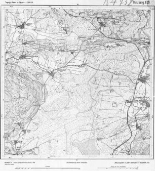 809 Penzberg Topographische Karte von Bayern 1:25.000 [Positionsblätter]