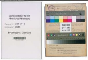 Entnazifizierung Gerhard Bruentgens , geb. 29.09.1912 (Dachdeckermeister)