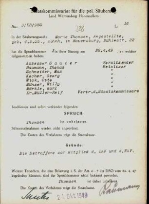 Thomsen, Marie