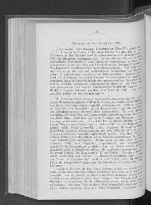 Sitzung am 14. December 1897.