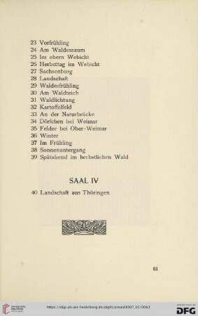 Saal IV (Nr. 40)