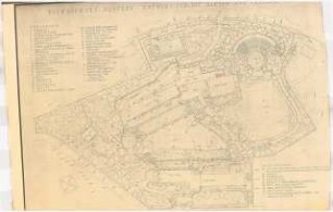 Gartenanlage Evangelische Volksschule am Burgfeld, Neviges: Garten- und Freianlagen, Bepflanzungsplan 1:200