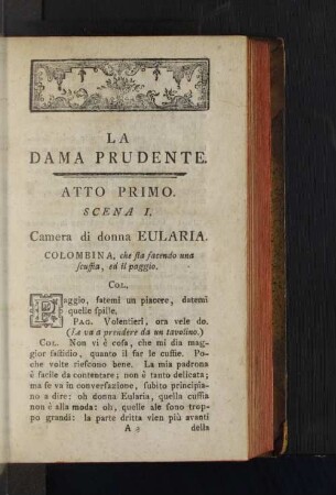 Atto Primo.