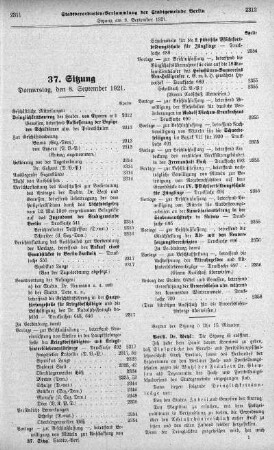 Sitzung 37, 8. September 1921