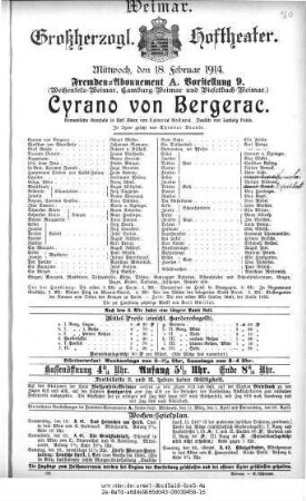 Cyrano von Bergerac