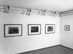Dresden-Loschwitz. Ausstellung "Ingo Kraft", 10.07.2000-09.09.2000 im Leonhardi-Museum in Dresden-Loschwitz. Raumaufnahme (Kleine Galerie)