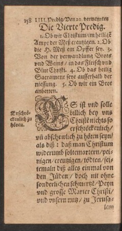 Die Vierte Predig.