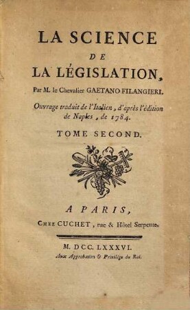 La Science De La Législation : ouvrage traduit de l'Italien ..., 2
