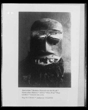 Maske eines Mannes