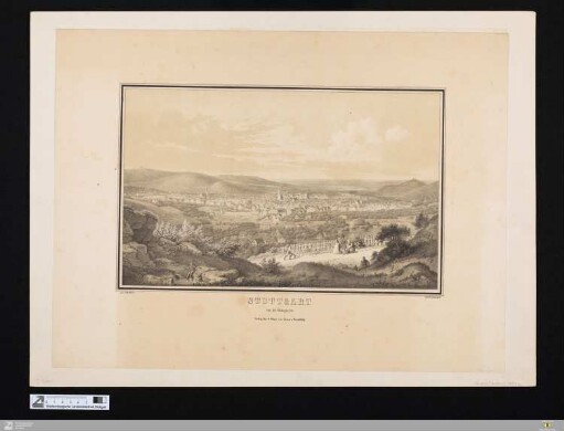 Stuttgart von der Mittagsseite