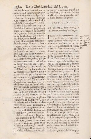 Capitulo XIII. De otros martyres, que padecieron por el mesmo tiempo