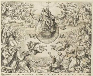 Die Anbetung der Trinität, Blatt 8 aus der Folge "Das Vaterunser"