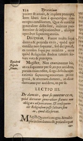 134-140, Lectio III