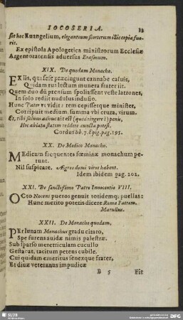 XXI. De sanctißimo Patre Innocentio VIII