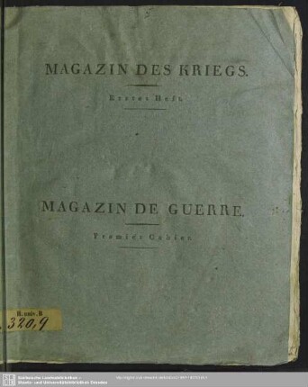 1.1807: Magazin des Kriegs