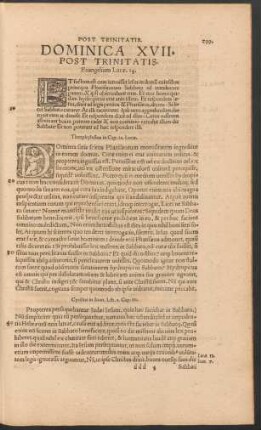 Dominica XVII. Post Trinitatis ...