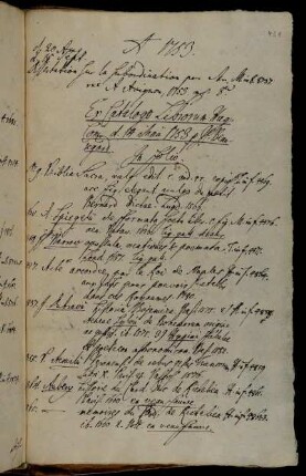 Ex Catalogo Librorum Hag. Com. d. 14. Maii 1753 p. Is. Beauregard.