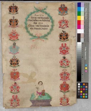 Proband: Münchhausen, Helena von; Vater: Münchhausen, Borries von; Mutter: Kerssenbrock, Anna Dorothea von: [Minden, Stift St. Marien]