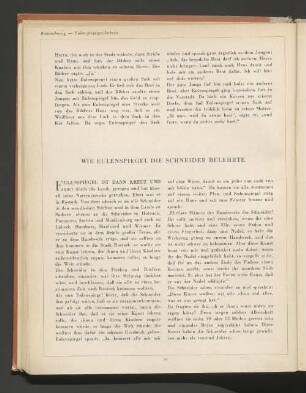 Wie Eulenspiegel die Schneider belehrte