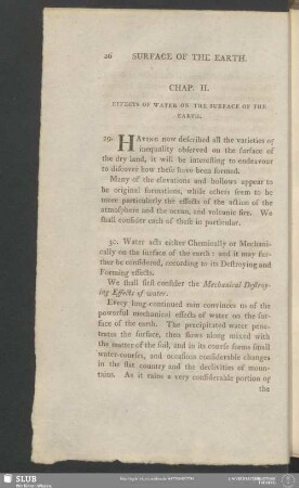 Chap. II. Effects Of Water On The Surface Of The Earth