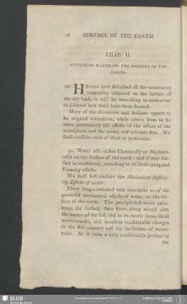 Chap. II. Effects Of Water On The Surface Of The Earth