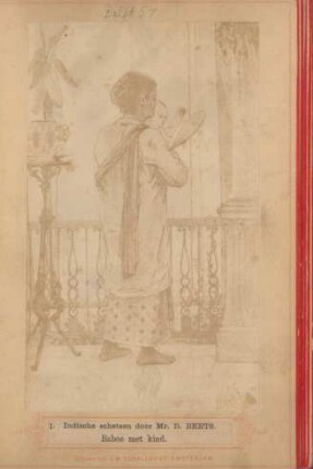 I. Indische schetsen door Mr. D. Beets. Baboe met kind