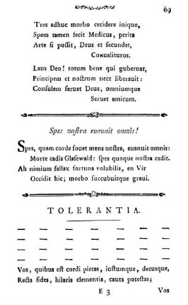TOLERANTIA.