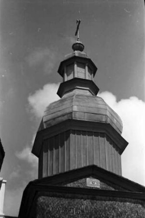 Varatec: Kirchturm mit dem Auge Gottes