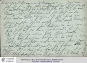 Postkarte vom 07.11.1906