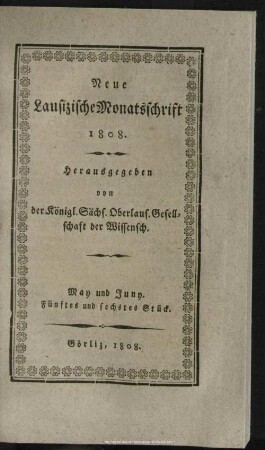 5 u. 6: May und Juny