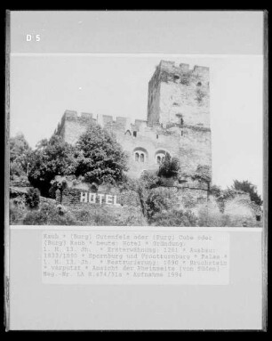 Burg Gutenfels — Palas