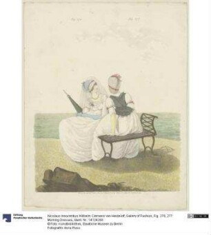 Gallery of Fashion, Fig. 276, 277: Morning Dresses