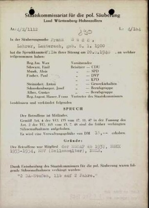 Sugg, Franz