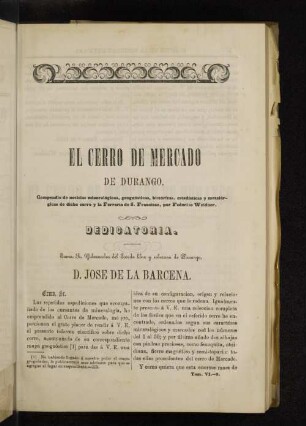 El Cerro de Mercado de Durango.