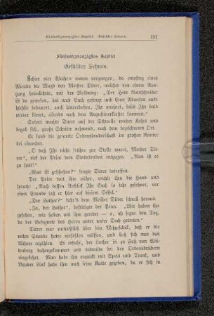 Fünfundzwanzigstes Kapitel. Gestilltes Sehnen.