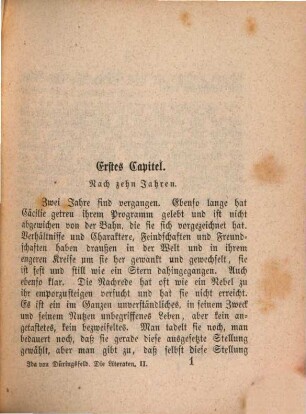 Die Literaten : socialer Roman, 2