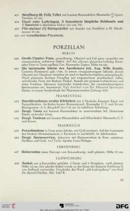 Porzellan (Nr. 420-470)