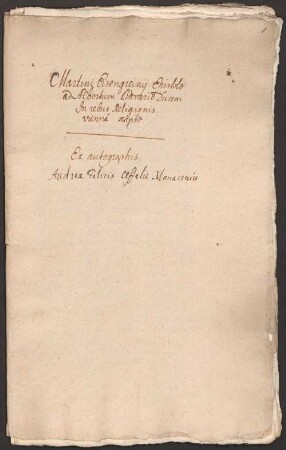 Andreas Felix von Oefele (1706-1780) Nachlass: Abschriften der Briefe von Martin Eisengreiner an Herzog Albrecht V. von Bayern und 2 Antwortbriefe - BSB Oefeleana 139