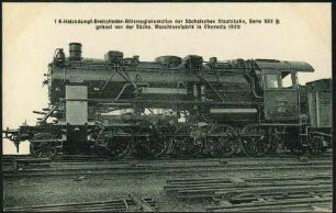 E Heißdampf -Dreizylinder-Güterzuglokomotive der Sächsischen Staatsbahn
