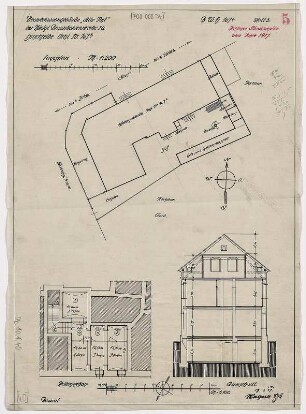 Beamtenwohngebäude "Alte Post" der Königl. Braunkohlenwerke, Ortsl.Nr.107B