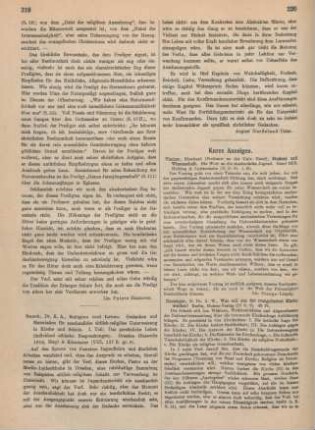 220-221 [Rezension] Hunzinger, August Wilhelm, Was soll aus der evangelischen Kirche werden?