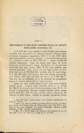 De legibus et senatusconsultis anni 710. quaestiones chronologicae. ...